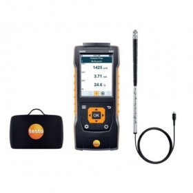 Set básico analizador para climatización TESTO 440 con sonda de molinete de 16mm