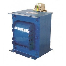 Transformador eléctrico de aislamiento TECNOTRAFO 4kVA entrada bifásica 230VAC / salida monofásica 230VAC sin envolvente IP00