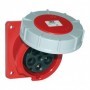 Base enchufe semiempotrar 3P+T 125A 400VAC IP67