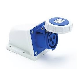 Base enchufe superficie 2P+T 125A 230VAC IP67