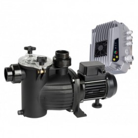 Kit solar bomba piscina monofásica MERCABOMBA TOR 75M 0.75CV con inversor solar de 5A