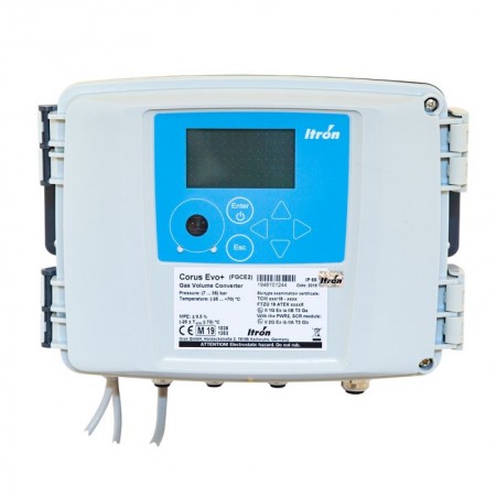 Conversor electrónico de volumen CORUS EVO+ t  con presión predefinida y sonda de temperatura