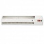 Cortina de aire S&P de ventana COR-4-900 S blanca RAL 9003 900mm con batería eléctrica 2/4kW trifásicas 400V altura hasta 1.5m