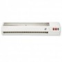 Cortina de aire S&P de ventana COR-4-900 S blanca RAL 9003 900mm con batería eléctrica 2/4kW trifásicas 400V altura hasta 1.5m