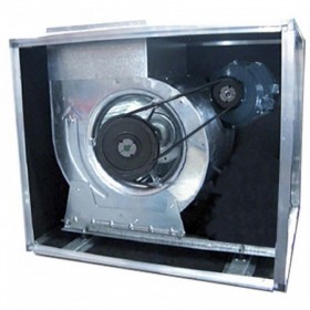 Caja ventilación centrífuga transmisión impulsión vertical MUNDOFAN BV 18/18 47/47 1.5CV 1.1kW