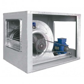 Caja ventilación centrífuga transmisión bancada MUNDOFAN BV 9/9 25/25 0.33CV 0.25kW