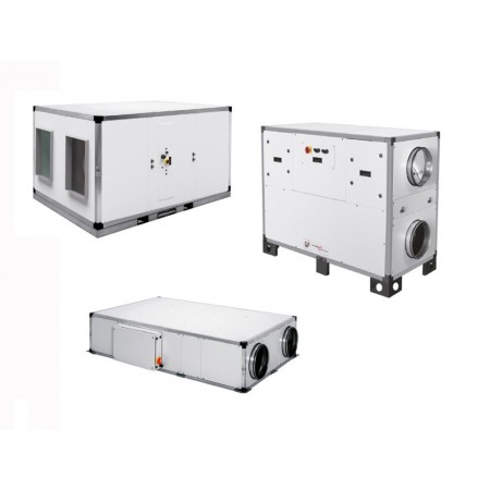 Recuperador calor horizontal incluye batería eléctrica con control S&P CADB-HE-DI 12 RH PRO-REG