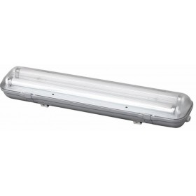 Pantalla fluorescente estanca 2 x 18W