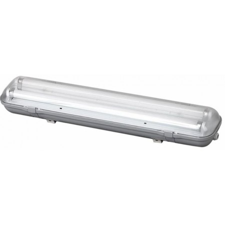 Pantalla fluorescente estanca 2 x 18W