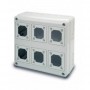 Caja eléctrica industrial enlazable 6 tomas FAMATEL CBOX-I6 IP66