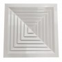 Reja reticula con filtro para sustituir una placa de falso techo MADEL RMT-MOD+PFT 595x295mm lacada blanco
