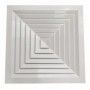 Reja reticula con filtro para sustituir una placa de falso techo MADEL RMT-MOD+PFT 595x295mm lacada blanco