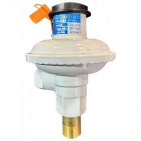 REGULADOR DE ABONADO GLP ESCUADRA H 3/4" X M 3/4" PS:37 MABAR