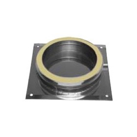 Placa soporte con carrete chimenea DINAK DWJ 316L/304 Ø180/240mm