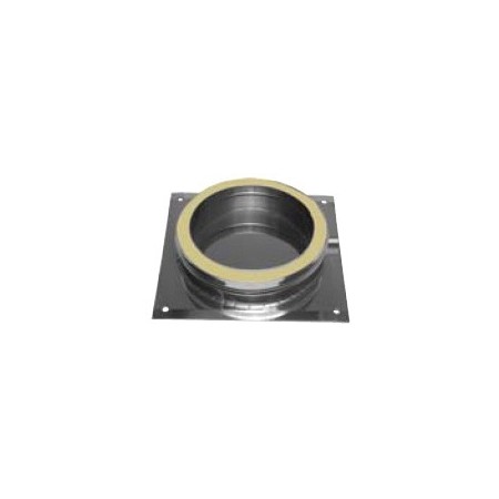 Placa soporte con carrete chimenea DINAK DWJ 316L/304 Ø300/360mm