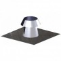 Salida techo plana chimenea DINAK EI30VENT con junta inox. 304/304 Ø200/260mm