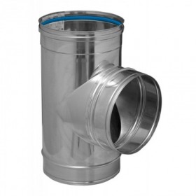 Te 93º chimenea DINAK SW 316L Ø160mm