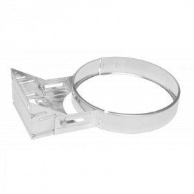 Anclaje recortable corto plano 100 a 250mm Ø150/210mm chimenea DINAK DP inox. AISI304/304