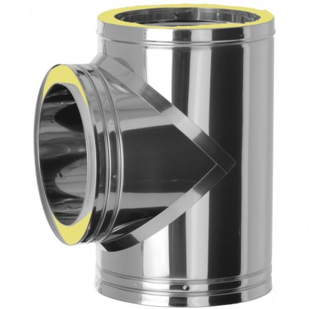 Te 90º chimenea DINAK GE50+ 304/304 Ø300/400mm