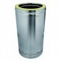 Módulo recto corto chimenea DINAK GE50+ 304/304 Ø450/550mm