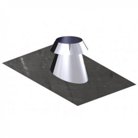 Salida techo plano chimenea DINAK GE50+ 304/304 Ø100/200mm