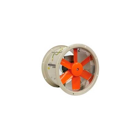 Ventilador helicoidal intercalar conducto antideflagrante SODECA HCT-56-4T-2CV/ATEX/EEXD Ø560mm