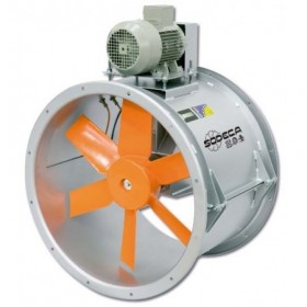 Ventilador helicoidal intercalar conducto transmisión SODECA HPX/SEC-71-4T-3CV para hormos y secadores Ø710mm