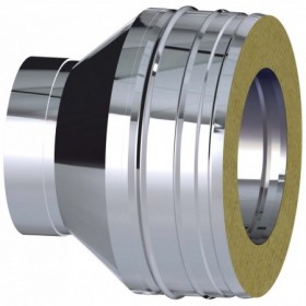 Reducción Ø500/560mm a Ø450/510mm chimenea DINAK DP inox. AISI304/304