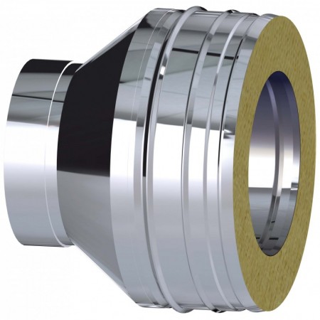 Reducción Ø500/560mm a Ø300/360mm chimenea DINAK DP inox. AISI304/304