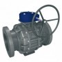Válvula de bola de PVC con reductor manual. con bridas PN10 DN-250