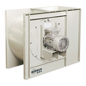 Ventilador centrífugo simple aspiración motor directo rodete chapa galvanizada a reacción 400º/2h SODECA TCR-1650-4T
