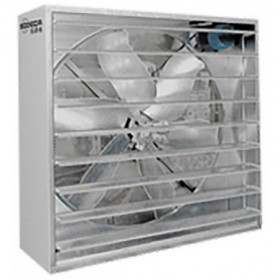 Ventilador helicoidal gran diámetro hélice inoxidable transmisión SODECA HGI-125-T-1CV
