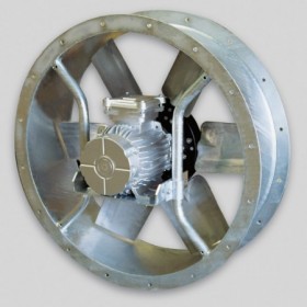 Ventilador helicoidal tubular S&P TGT/4-800-9/-4kW camisa corta Ø800mm