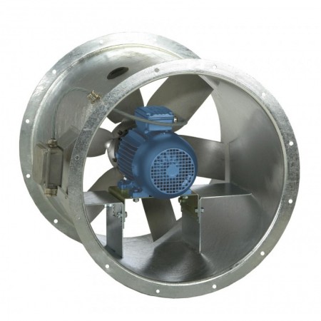 Ventilador helicoidal tubular S&P TGT/6-630-6/-1.1kW camisa larga Ø630mm