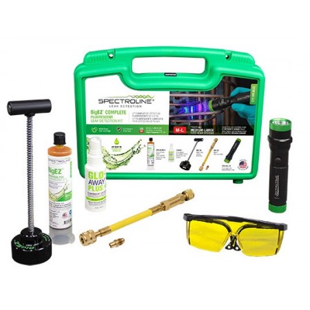 Maleta con kit completo de detección de fugas SPECTROLINE BIG-EZ Spe-HVLBEZE
