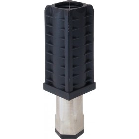 PATA REGULABLE EMPOTRAR TUBO ZAMAK MODELO 30x30 N