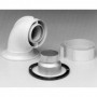 CURVA COAXIAL 90 D.60-100 CON BRIDA