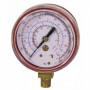 Manometro de alta toma vertical para R12. R22 y R502 de Ø63mm