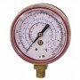 Manometro de alta toma vertical para R12. R22 y R502 de Ø63mm