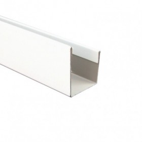 Metro perfil superior 35 panel fonoabsorbente blanco 1006 longitud 3m