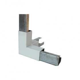 Conector esquinero panel fonoabsorbente RAL9018