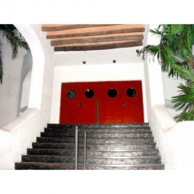 Puerta acústica TC2-5D 2 hojas pared pared aislamiento 50dB luz obra 1920x2240mm
