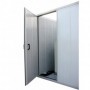 Puerta acústica PI-300 N 1 hoja panel fonoabsorbente RAL9018 luz obra 790x1925mm
