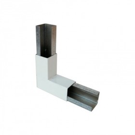 Conector escuadra panel fonoabsorbente RAL9018