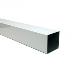 Metro perfil estructural panel fonoabsorbente RAL9018 tubo 60x60mm