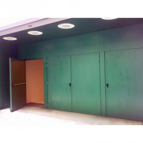 Puerta acústica TC1-4 1 hoja pared aislamiento 47dB luz obra 1300x2240mm