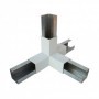 Conector divisor R4 panel fonoabsorbente RAL9018 90º