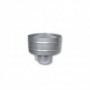 Sombrerete antirregolfante inox. AISI304 mate Ø450mm helicoidal MERCATUB Macho