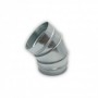 Codo 45º  inox. AISI304 mate Ø100mm  helicoidal MERCATUB Macho-Macho