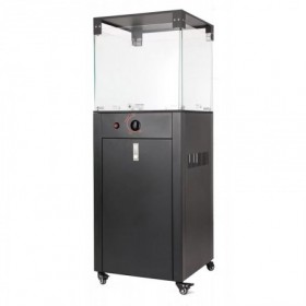 Estufa de gas butano para exterior con ruedas MERCALOR NEW MERCAFOC 9.5kW